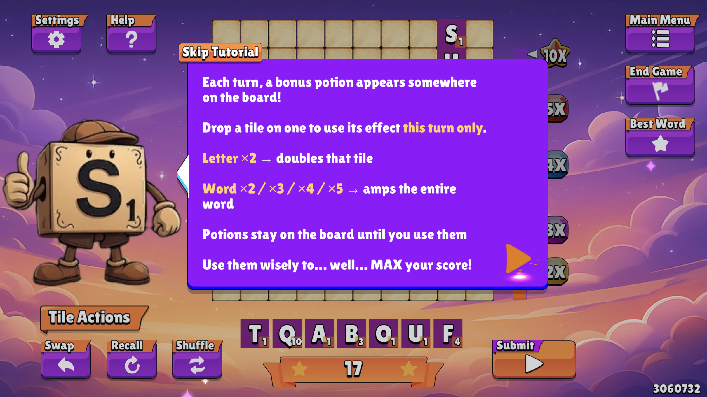 WordMaxed gameplay screenshot